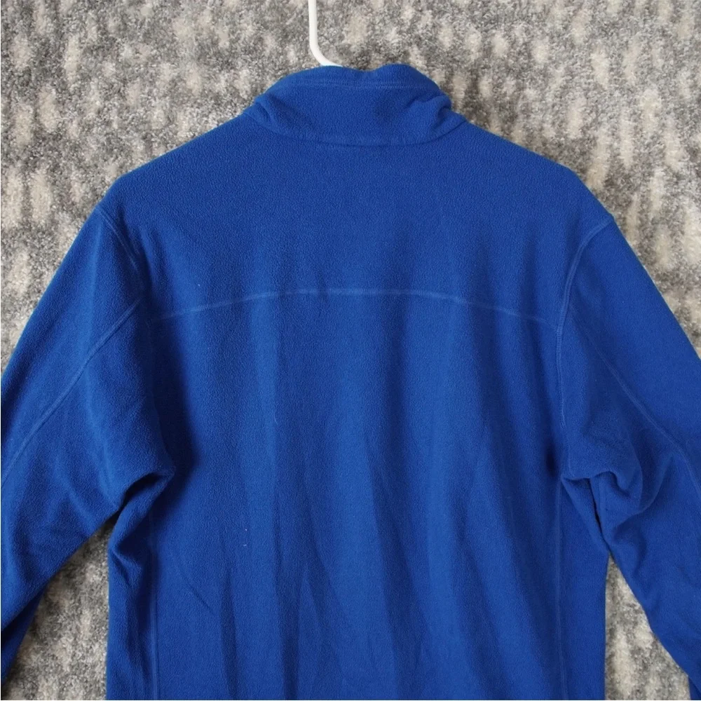 Patagonia Micro D Fleece 1/4 Zip Pullover Sweater Men Medium Blue Outdoor Hiking
